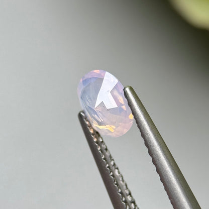 0.81 ct Natural White Milky Sapphire Vietnam.