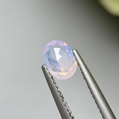 0.81 ct Natural White Milky Sapphire Vietnam.