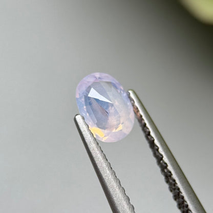0.81 ct Natural White Milky Sapphire Vietnam.