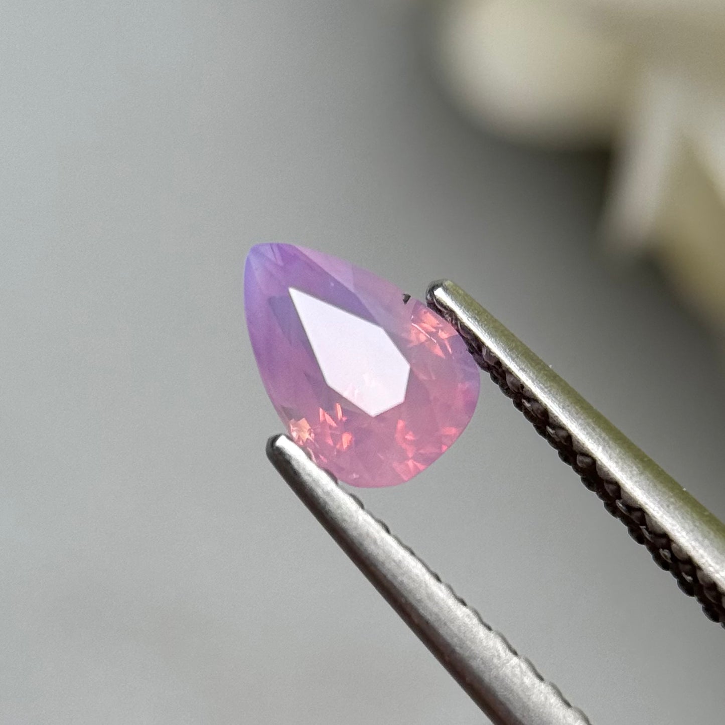 0.77ct Natural Pink Milky Sapphire Vietnam.