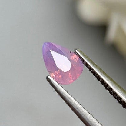 0.77ct Natural Pink Milky Sapphire Vietnam.