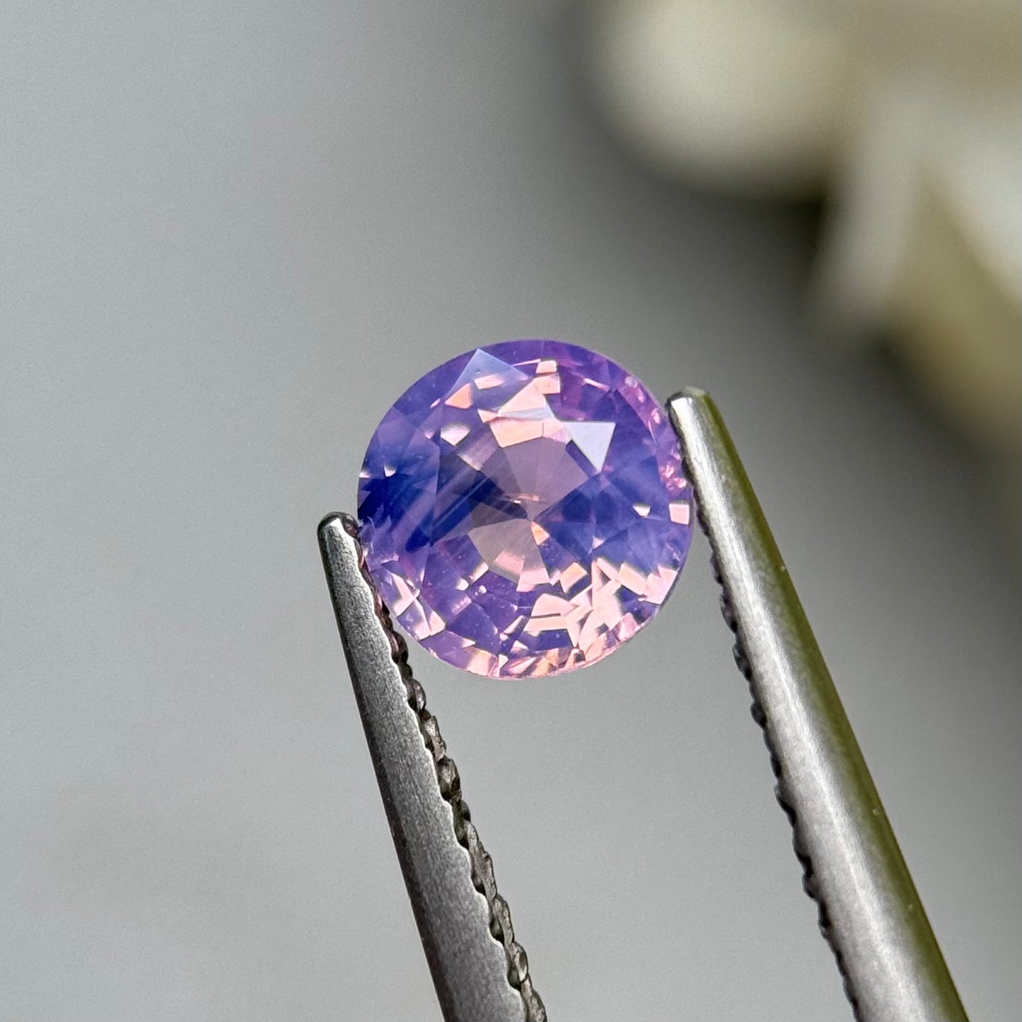 0.88ct Natural Purple Milky Sapphire Vietnam.