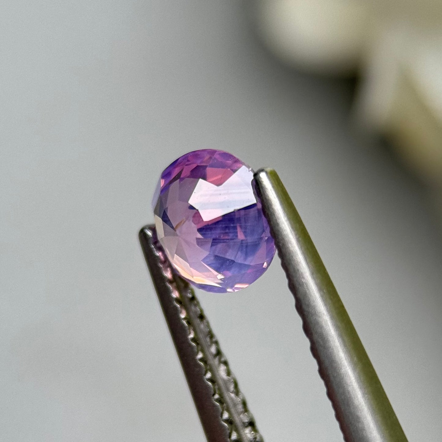 0.88ct Natural Purple Milky Sapphire Vietnam.