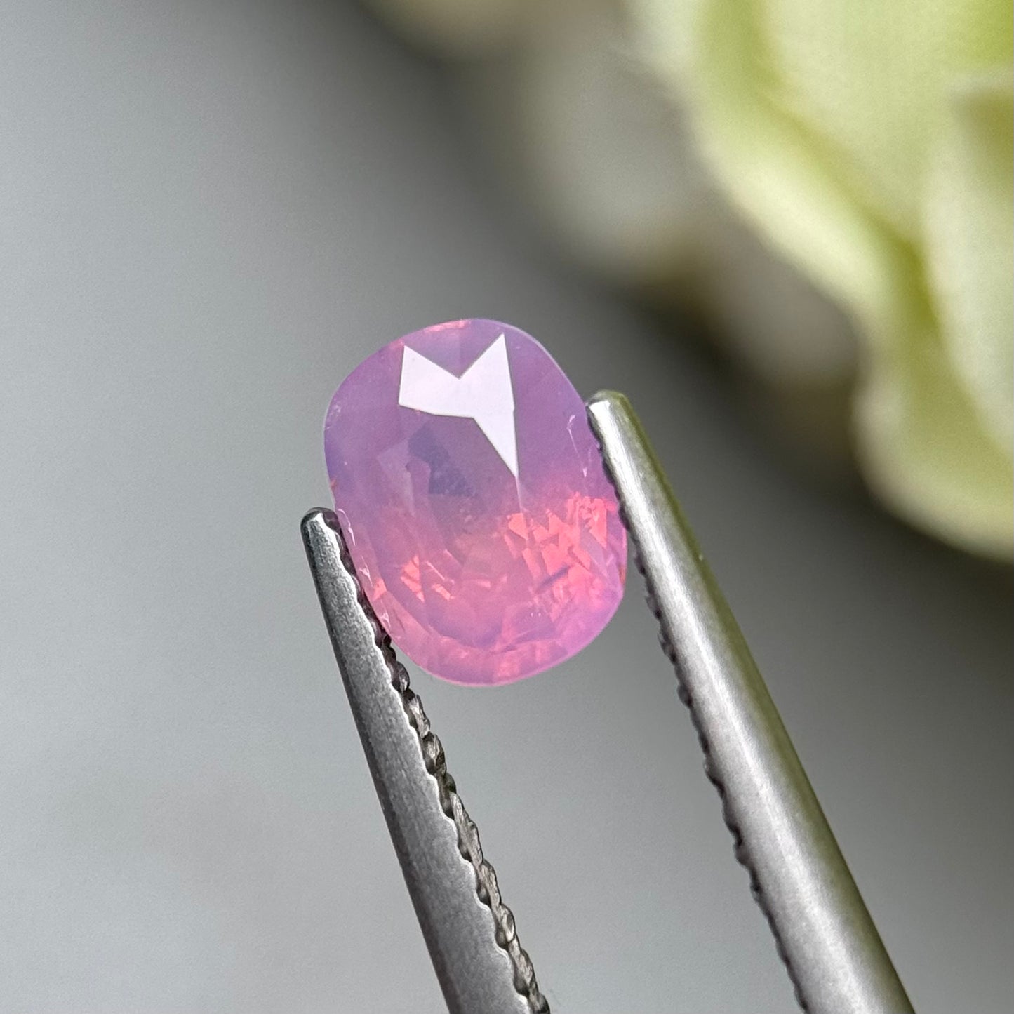 0.94ct Natural Pink Milky Sapphire Vietnam.