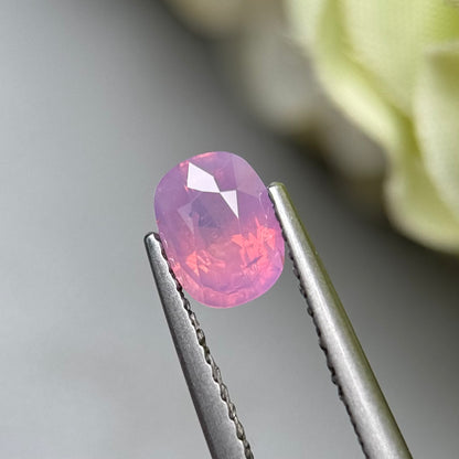 0.94ct Natural Pink Milky Sapphire Vietnam.