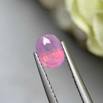 0.94ct Natural Pink Milky Sapphire Vietnam.