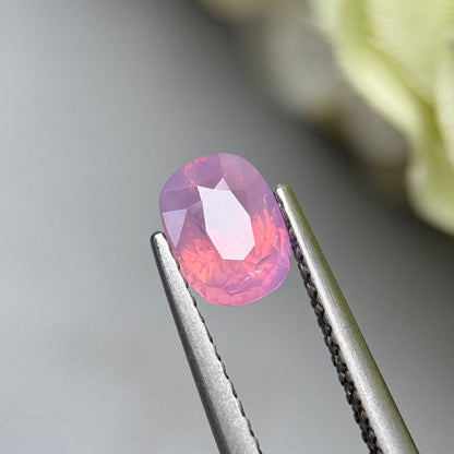 0.94ct Natural Pink Milky Sapphire Vietnam.