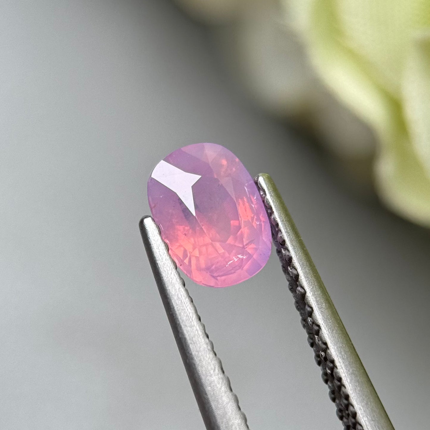 0.94ct Natural Pink Milky Sapphire Vietnam.