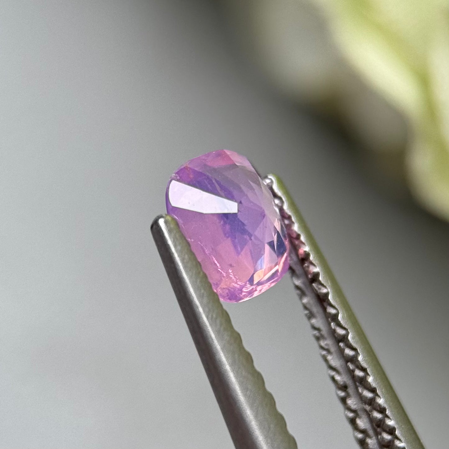 0.90ct Natural Pink Milky Sapphire Vietnam.