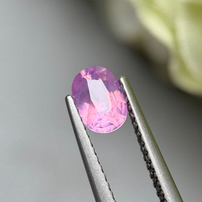 0.80ct Natural Pink Milky Sapphire Vietnam.