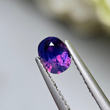 0.71ct Natural Purple Milky Sapphire Vietnam.