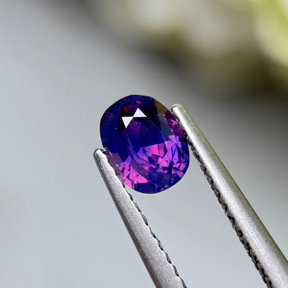0.71ct Natural Purple Milky Sapphire Vietnam.