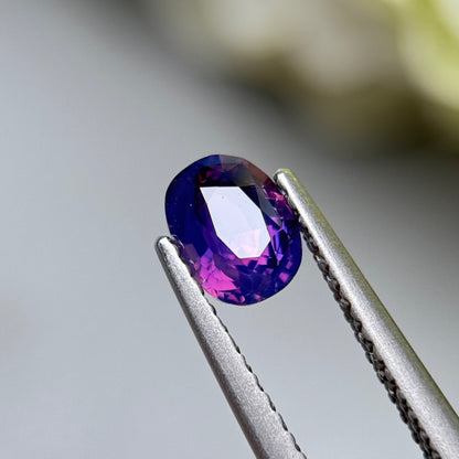 0.71ct Natural Purple Milky Sapphire Vietnam.