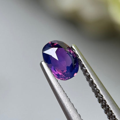 0.71ct Natural Purple Milky Sapphire Vietnam.