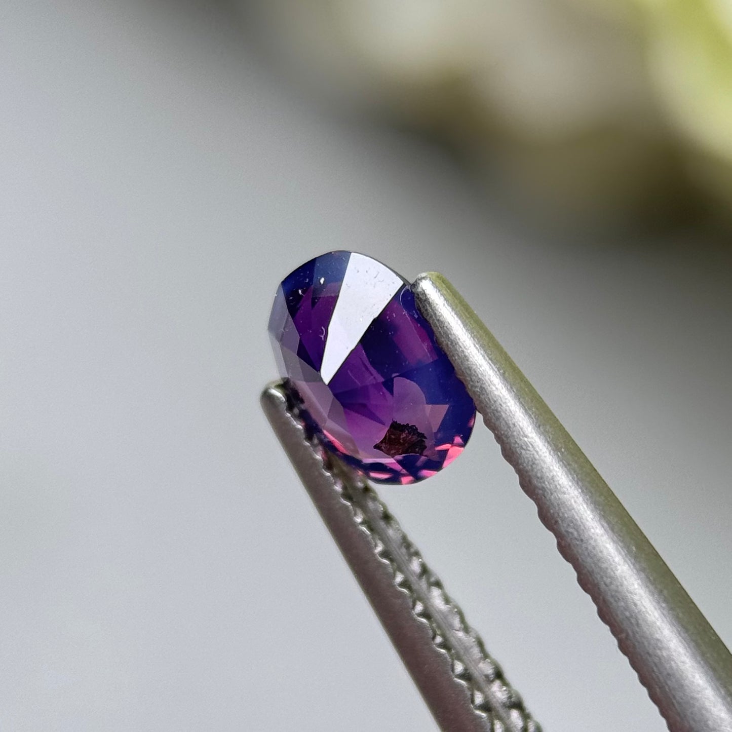 0.71ct Natural Purple Milky Sapphire Vietnam.