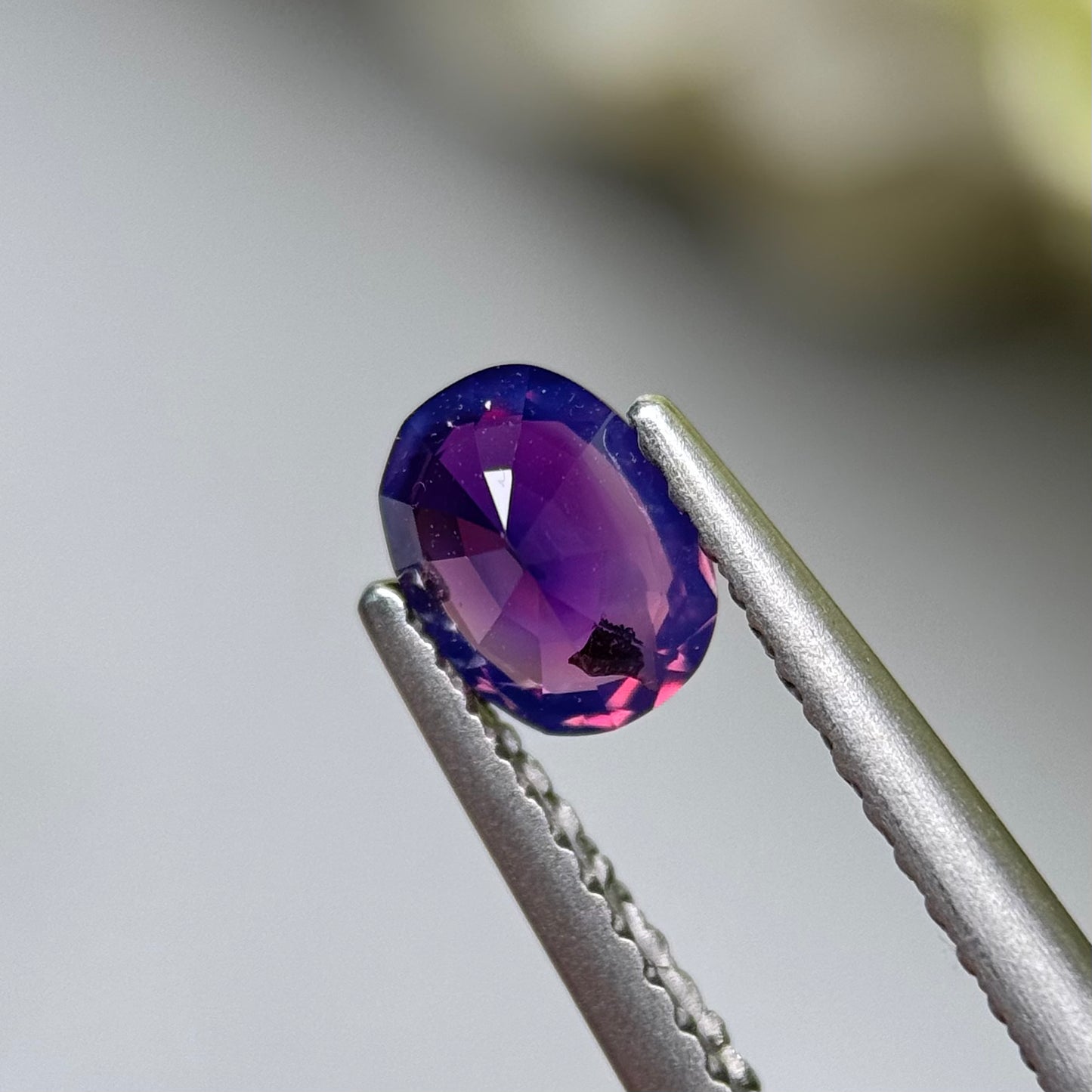 0.71ct Natural Purple Milky Sapphire Vietnam.