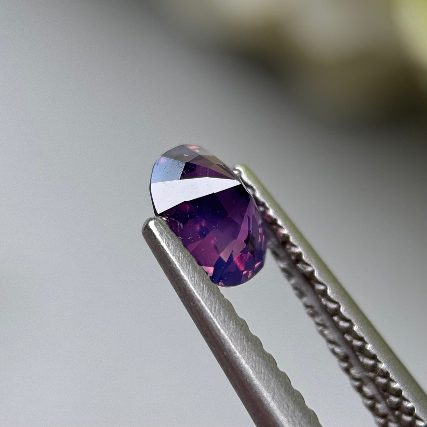 0.71ct Natural Purple Milky Sapphire Vietnam.