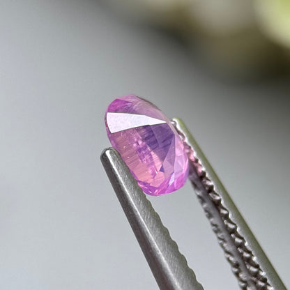 0.74ct Natural Pink Milky Sapphire Vietnam.