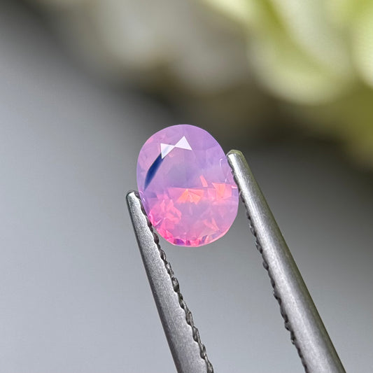 0.75 ct Natural Pink Milky Sapphire Vietnam.