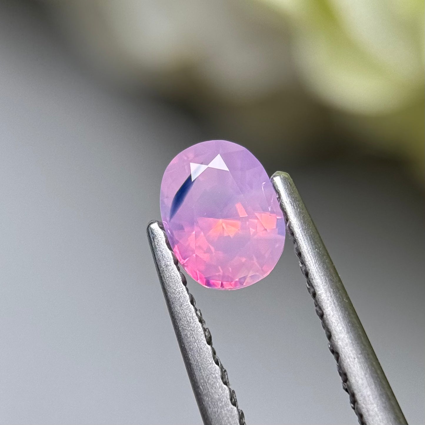 0.75 ct Natural Pink Milky Sapphire Vietnam.