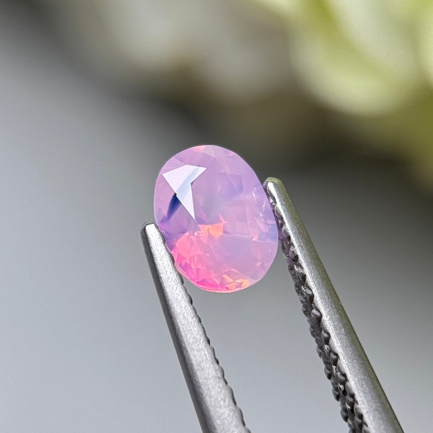 0.75 ct Natural Pink Milky Sapphire Vietnam.