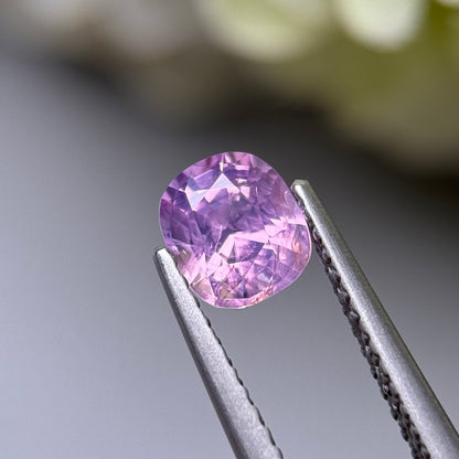 0.97 ct Natural Purple Milky Sapphire Vietnam.