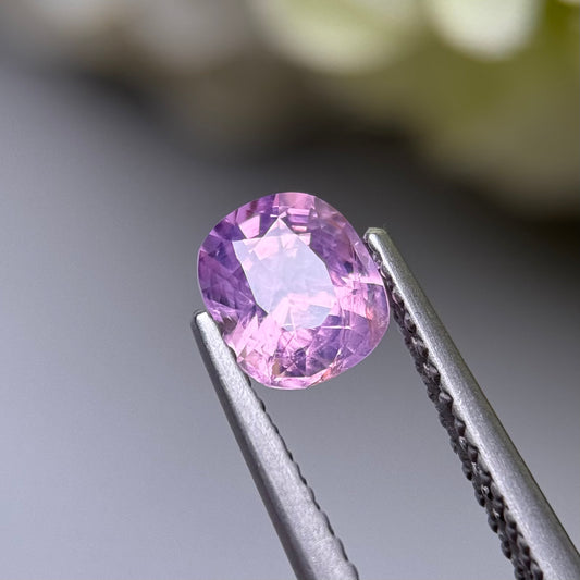 0.97 ct Natural Purple Milky Sapphire Vietnam.