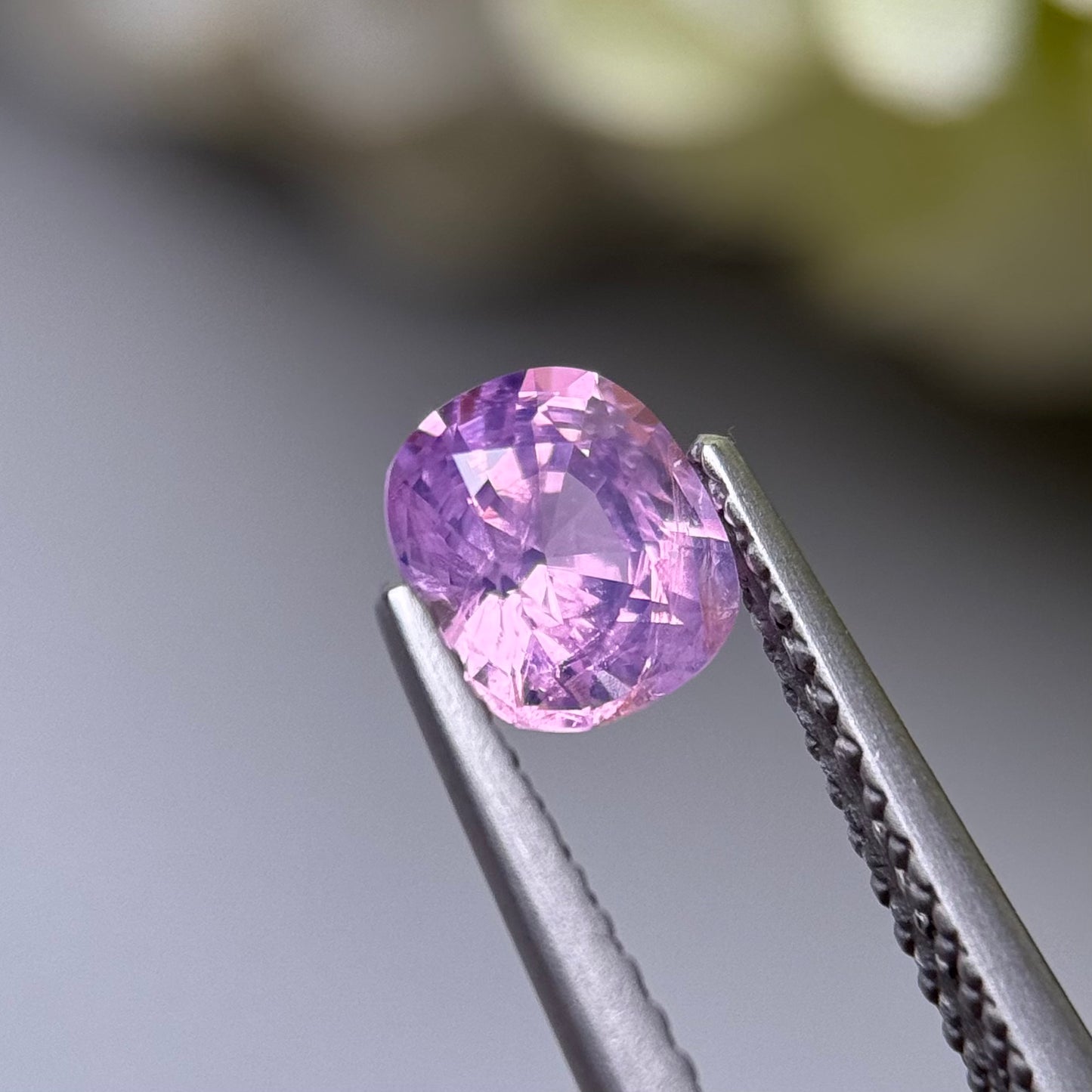 0.97 ct Natural Purple Milky Sapphire Vietnam.