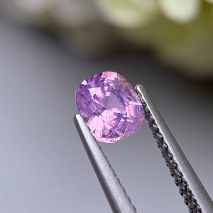 0.97 ct Natural Purple Milky Sapphire Vietnam.