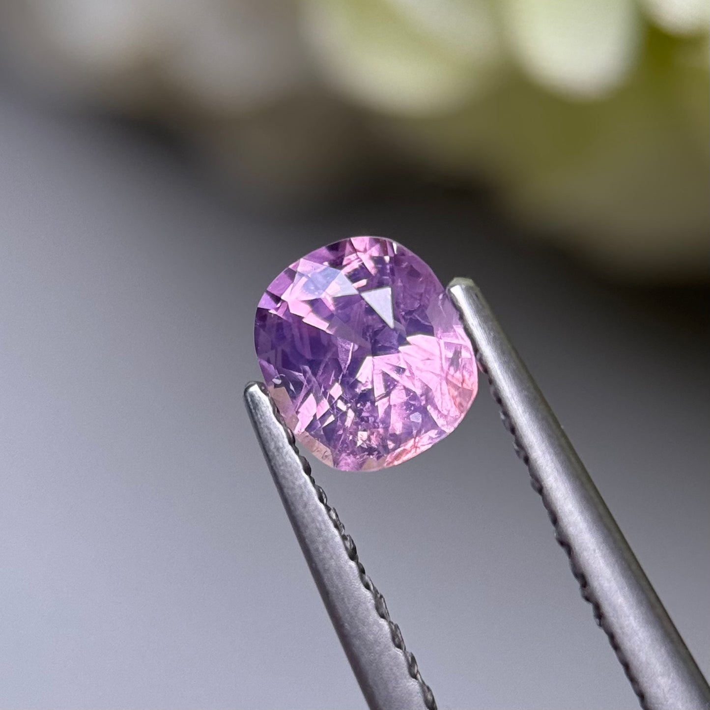 0.97 ct Natural Purple Milky Sapphire Vietnam.