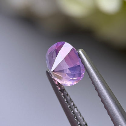 0.97 ct Natural Purple Milky Sapphire Vietnam.