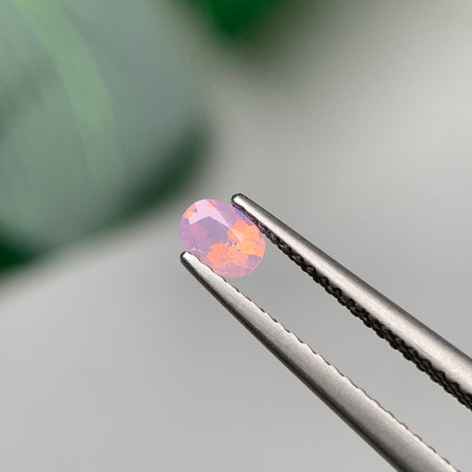 0.35ct Natural Pinkish White Milky Sapphire Vietnam