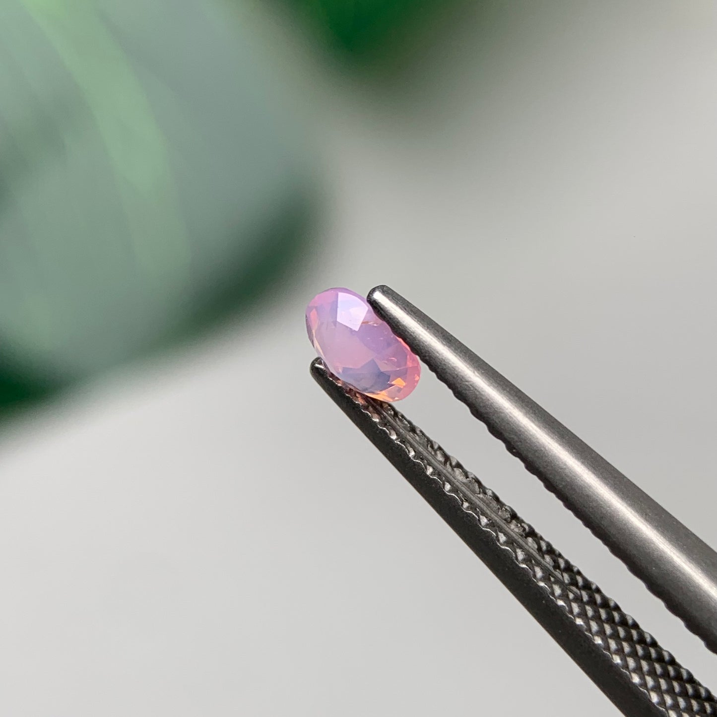 0.35ct Natural Pinkish White Milky Sapphire Vietnam