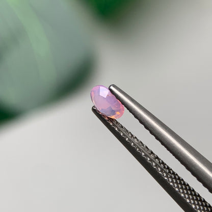 0.35ct Natural Pinkish White Milky Sapphire Vietnam