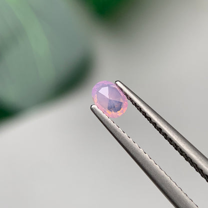 0.35ct Natural Pinkish White Milky Sapphire Vietnam