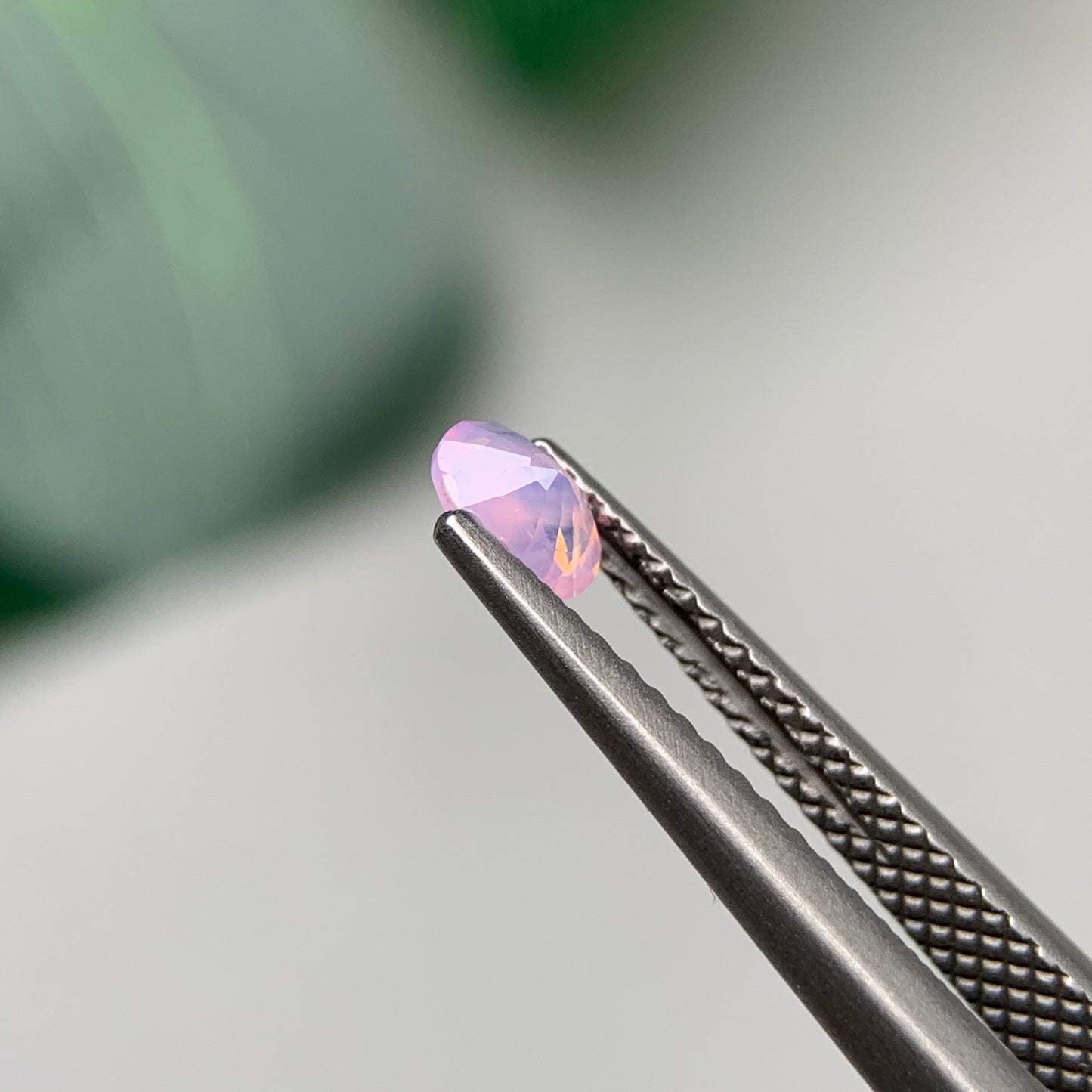 0.35ct Natural Pinkish White Milky Sapphire Vietnam