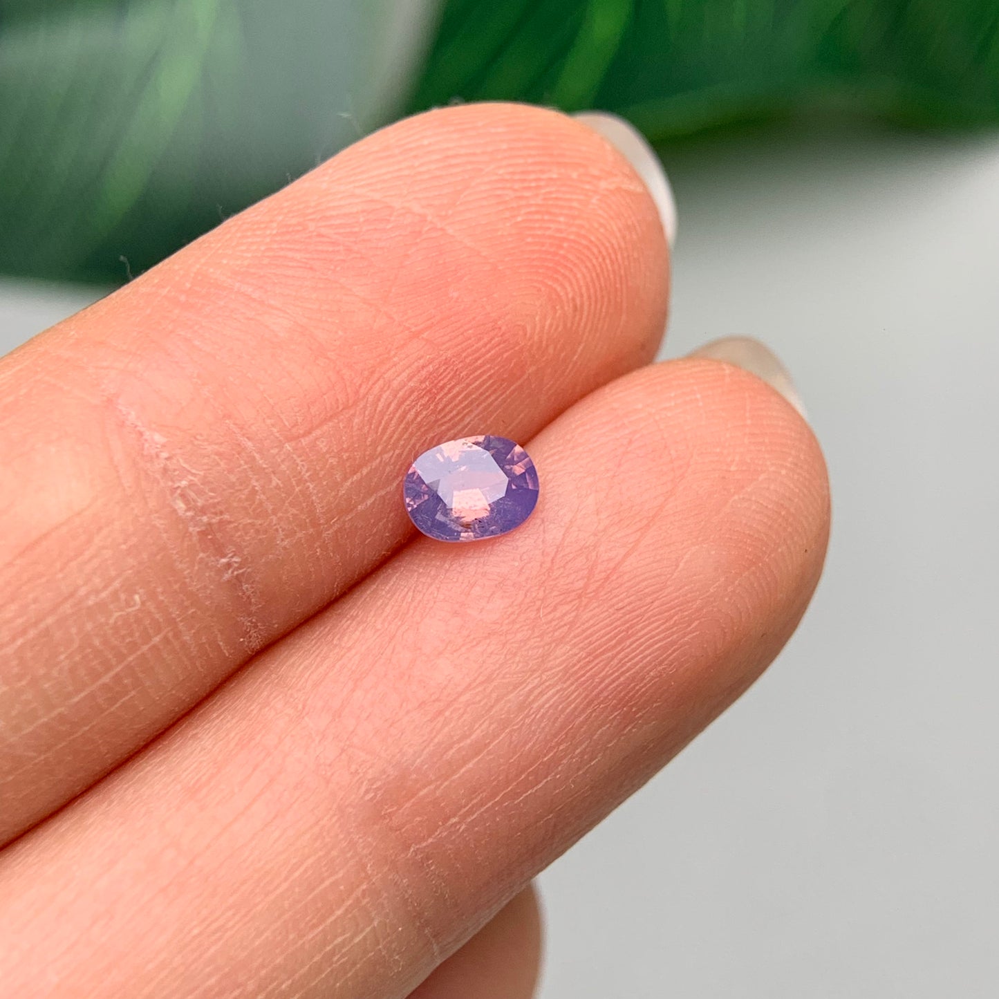 0.37ct Natural Brownish Purple Milky Sapphire Vietnam