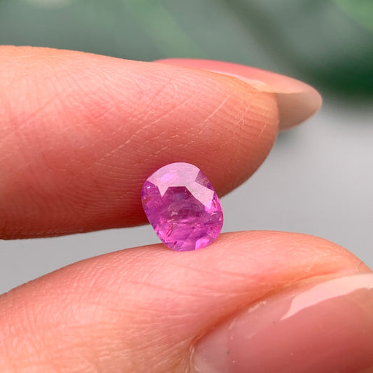 0.79ct Natural Milky Pink Sapphire Vietnam