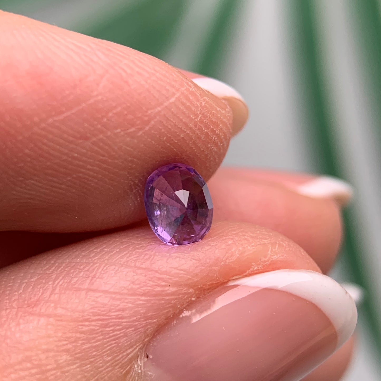0.70ct Natural Purple Milky Sapphire Vietnam