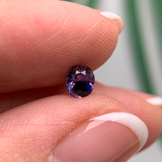 0.51ct Natural Milky Purple Sapphire Vietnam
