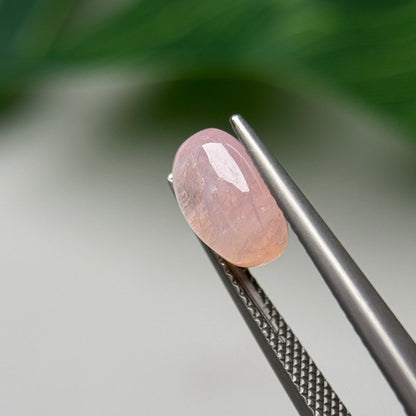 3.5ct Natural Pinkish White Sapphire Vietnam.