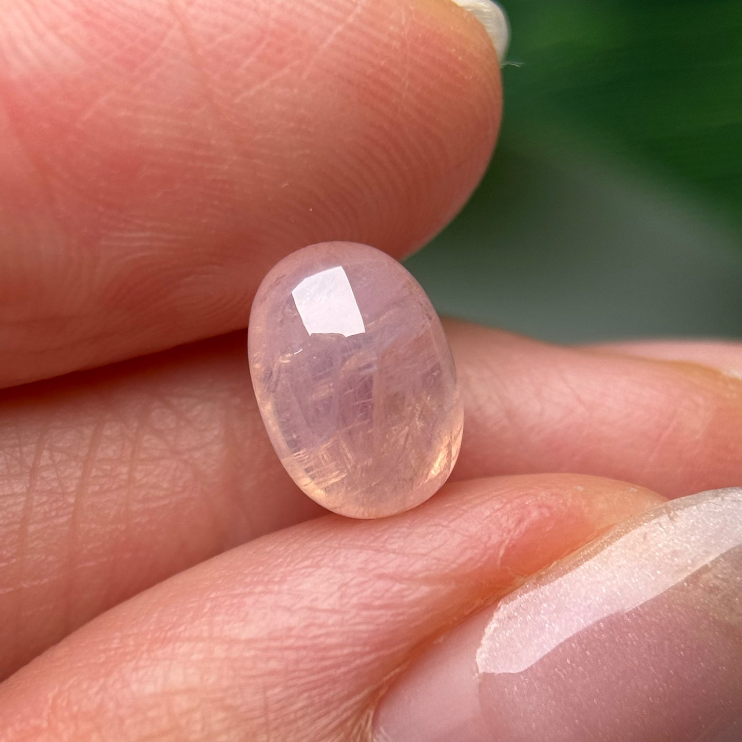 3.5ct Natural Pinkish White Sapphire Vietnam.