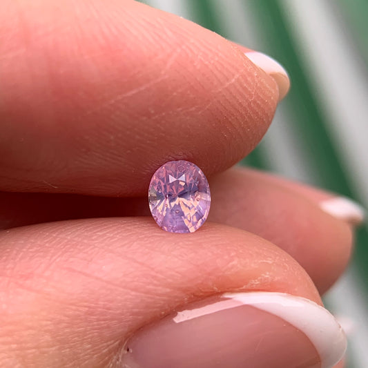 0.48ct Natural Milky Pinkish White Sapphire Vietnam