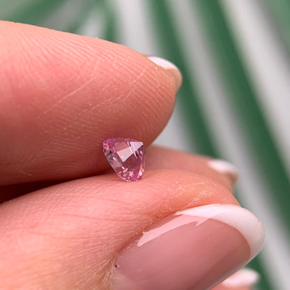 0.48ct Natural Milky Pinkish White Sapphire Vietnam