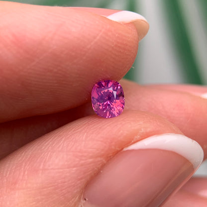 0.41ct Natural Milky Pinkish Purple Sapphire Vietnam