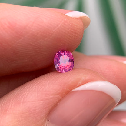 0.41ct Natural Milky Pinkish Purple Sapphire Vietnam