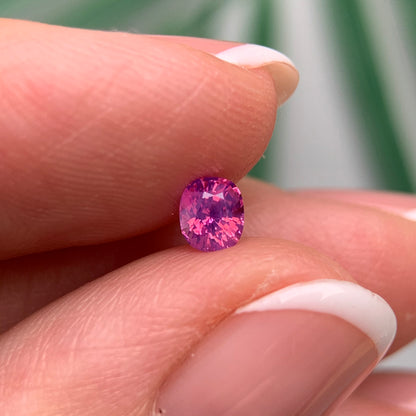 0.41ct Natural Milky Pinkish Purple Sapphire Vietnam