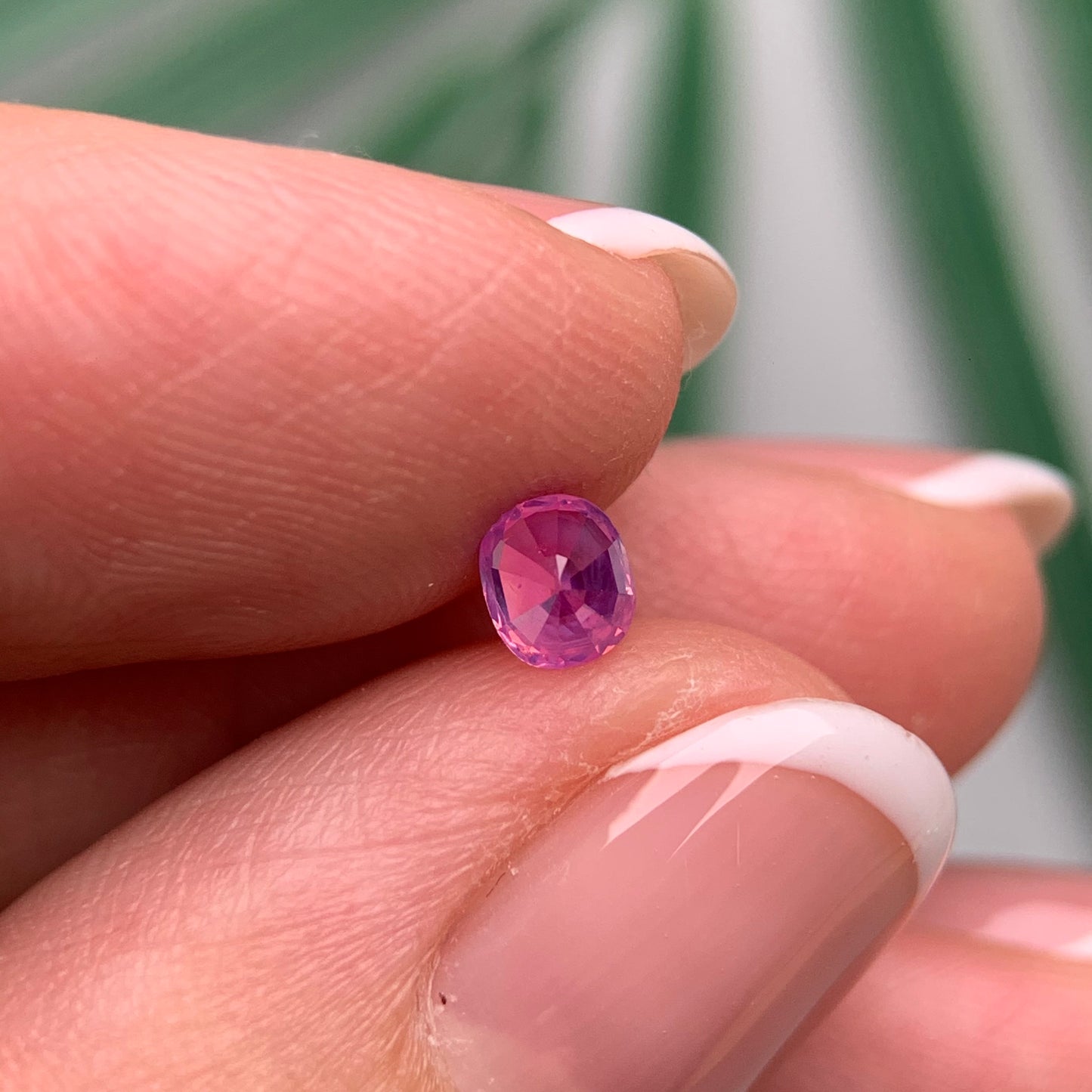 0.41ct Natural Milky Pinkish Purple Sapphire Vietnam
