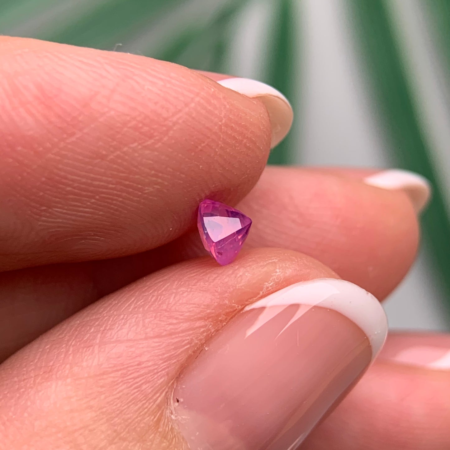 0.41ct Natural Milky Pinkish Purple Sapphire Vietnam
