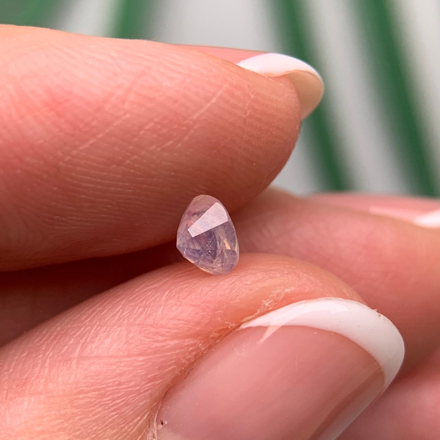 0.49ct Natural Milky Orangish White Sapphire Vietnam